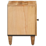 Bedside Table Brown 40 x 33.5 x 46 cm Solid Mango Wood 4018912