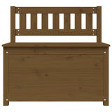 Bench Honey Brown 80x41x77 cm Solid Wood Pine 823552
