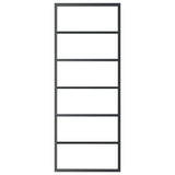 Sliding Door with Hardware Set ESG Glass&Aluminium 76x205 cm 3081950