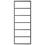 Sliding Door with Hardware Set ESG Glass&Aluminium 76x205 cm 3081950