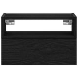 Wall-mounted Bedside Cabinets 2 pcs Black 45x26x28.5 cm 858599