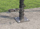 Welded Wire Fence with Concrete Base 10 x 1.5 m 3353635