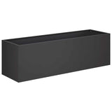 Garden Planter Black 100 x 30 x 30 cm Cold-rolled Steel 8005218