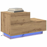 Bedside Cabinet Artisan Oak 70 x 36 x 40.5 cm Engineered Wood 863064