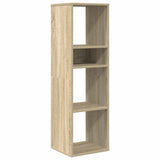 ZNTS Book Cabinet Sonoma Oak 34x31x112 cm Engineered Wood 860285