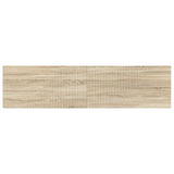 Wall-Mounted Headboard HAARLEM Sonoma Oak Engineered Wood 896927