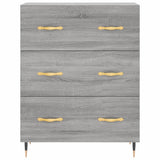 Sideboard Grey Sonoma 69.5x34x90 cm Engineered Wood 827834