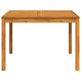 Garden Dining Table 110x110x75 cm Solid Wood Acacia 366369