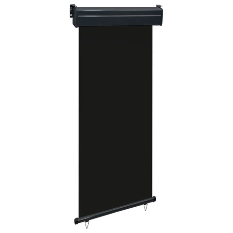 ZNTS Balcony Side Awning 85x250 cm Black 48406