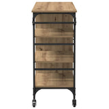 Kitchen Trolley Artisan Oak 87.5 x 39 x 84.5 cm Engineered Wood 871664