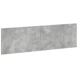 Wall-Mounted Headboard HOORN Concrete Grey Engineered Wood 897378
