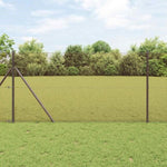Welded Wire Fence Red 1.5 x 25 m Steel 42005326