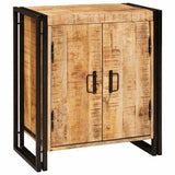 Bedside Cabinet Brown 66 x 35 x 76 cm Soild rough mango wood 4102775