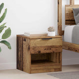Bed Cabinet 2 pcs Old Wood 40 x 39 x 40cm Engineered Wood 880516