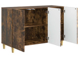 Sideboard Smoked Oak 89 x 34.5 x 80 cm Engineered Wood 894650