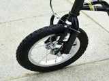Teen Kids Stunt Scooter w/ Adjustable Handlebar, 12 Inch Rubber Tyres, Dual Brakes, Black T3398P422454