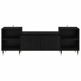 TV Cabinet Black Oak 160 x 35 x 55 cm Engineered Wood 882725