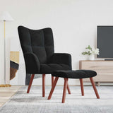 Relaxing Chair Black Velvet 42022443