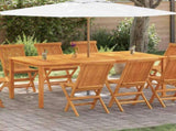 44106 Garden Table 200x100x74 cm Solid Acacia Wood