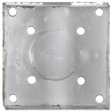 Ground Spikes 2 pcs Silver 14x14x58 cm Galvanised Steel 145445
