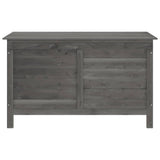 Garden Storage Box Anthracite 99x49.5x58.5 cm Solid Wood Fir 364754