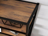 Industrial Bookshelf, Storage Shelf, Large Bookcase with 3 Open Shelves, Multifunctional Rack for T3398P329449