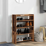 Shoe Rack Old Wood 60x25x81 cm Engineered Wood 859885