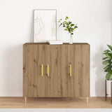 Sideboard Artisan Oak 90 x 34 x 80 cm Engineered Wood 869077