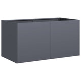 ZNTS Planter Anthracite 80x40x40 cm Cold-rolled Steel 860670