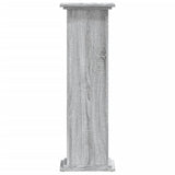 Plant Stand Grey Sonoma 33x33x100 cm Engineered Wood 852983