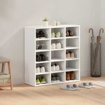 Shoe Cabinet White 77.5 x 30 x 83.5 cm Engineered wood 808720