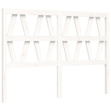 Bed Frame without Mattress White 120x200 cm Solid Wood Pine 3192487