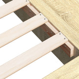 Bed Frame without Mattress Sonoma Oak 90x190 cm Single 3280526