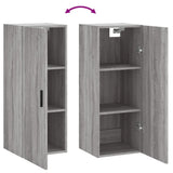 Wall Mounted Cabinet Grey Sonoma 34.5x34x90 cm 828874