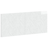 Wall-Mounted Headboard DELFT High Gloss White Engineered Wood 897189