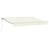 Manual Retractable Awning Cream 3 x 2.5 m 3420212