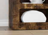 Sideboard Smoked Oak 40 x 35 x 100.5 cm Engineered Wood 891299