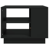 Coffee Table Black Engineered wood Small Coffee Table Square 810290