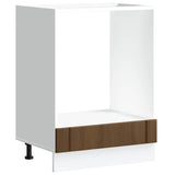 Oven Cabinet Lucca Brown Oak Engineered Wood 853764
