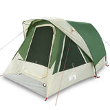 Camping Tent Cabin 4-Person Green Waterproof 4100664