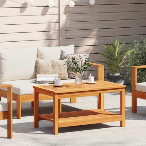Coffee Table Brown 110 x 55 x 45 cm Solid acacia wood 4108104