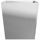 Garden Planter 50x50x50 cm Galvanised Steel 851076