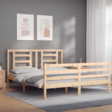 Bed Frame without Mattress 160x200 cm Solid Wood 3194711