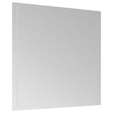 LED Bathroom Mirror Transparent 60 x 60 cm Tempered Glass 42045771