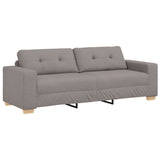 ZNTS 3 Piece Sofa Set with Cushions in Taupe Fabric 3324634