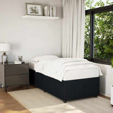 Bed Frame without Mattress Black Single Velvet 3285043