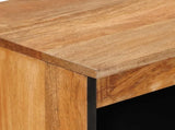 Sideboard with Door Natural 60 x 33.5 x 75 cm Solid Mango Wood 4018285