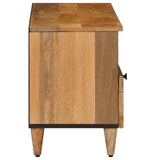 TV Cabinet with Shelf Natural 100 x 33 x 46 cm Solid Mango Wood 4018278