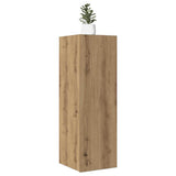 TV Cabinets 2 pcs Artisan Oak 30.5x30x90 cm Engineered Wood 856397