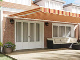 Retractable Awning Retractable Yellow and Orange 600 x 350 cm 3331709